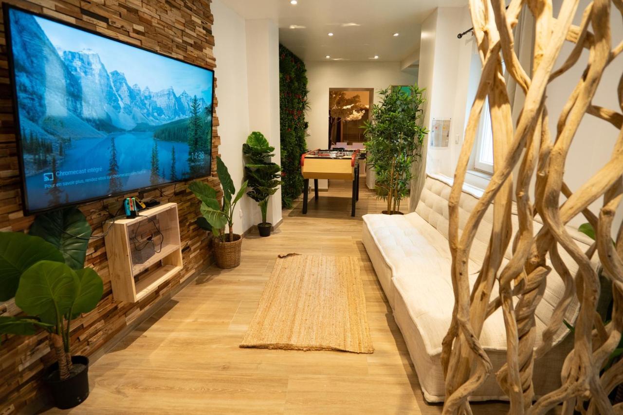Capsule Thailande I Sauna I Balneo I Console I Jeux En Bois I Cinema I Cour Interieure Trith-Saint-Leger Exteriör bild